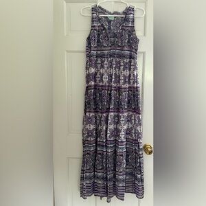 Free Destinations Patterned Maxi Dress